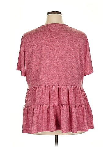 Shein Curve Short Sleeve T-Shirt (view 2)