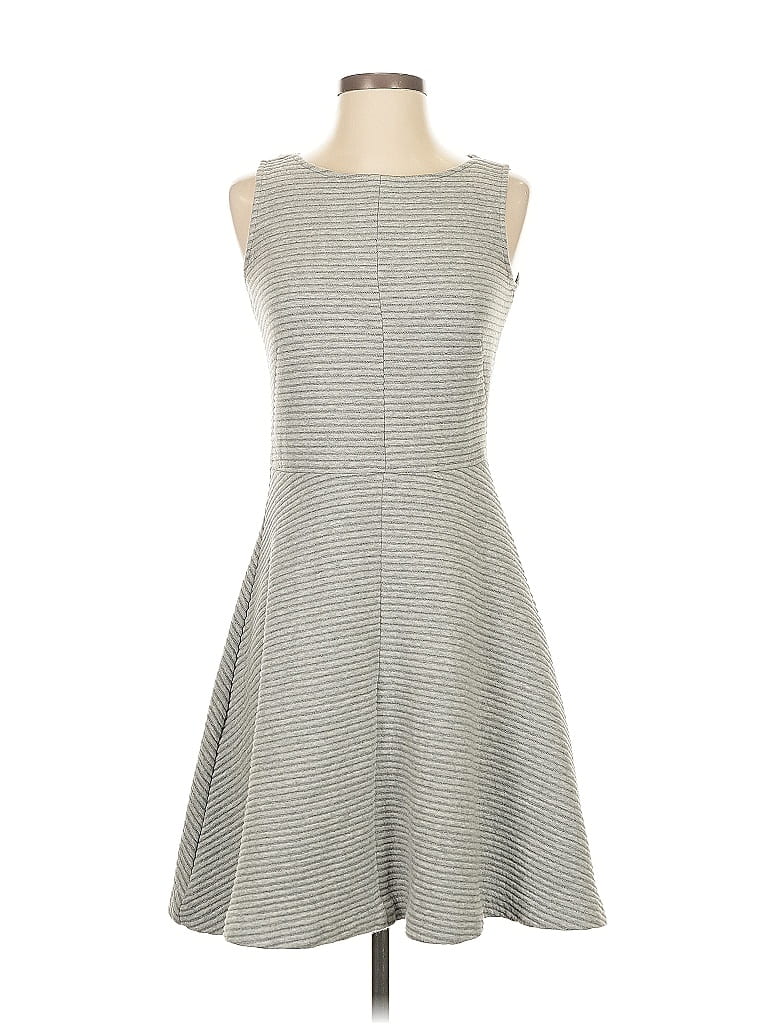 Pre-owned Ann Taylor Loft Casual Dress In Gray