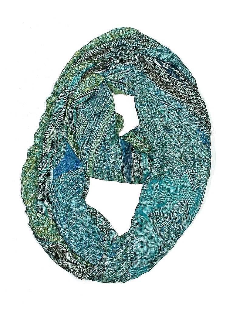 Pre-owned Collection Eighteen Scarf In Blue