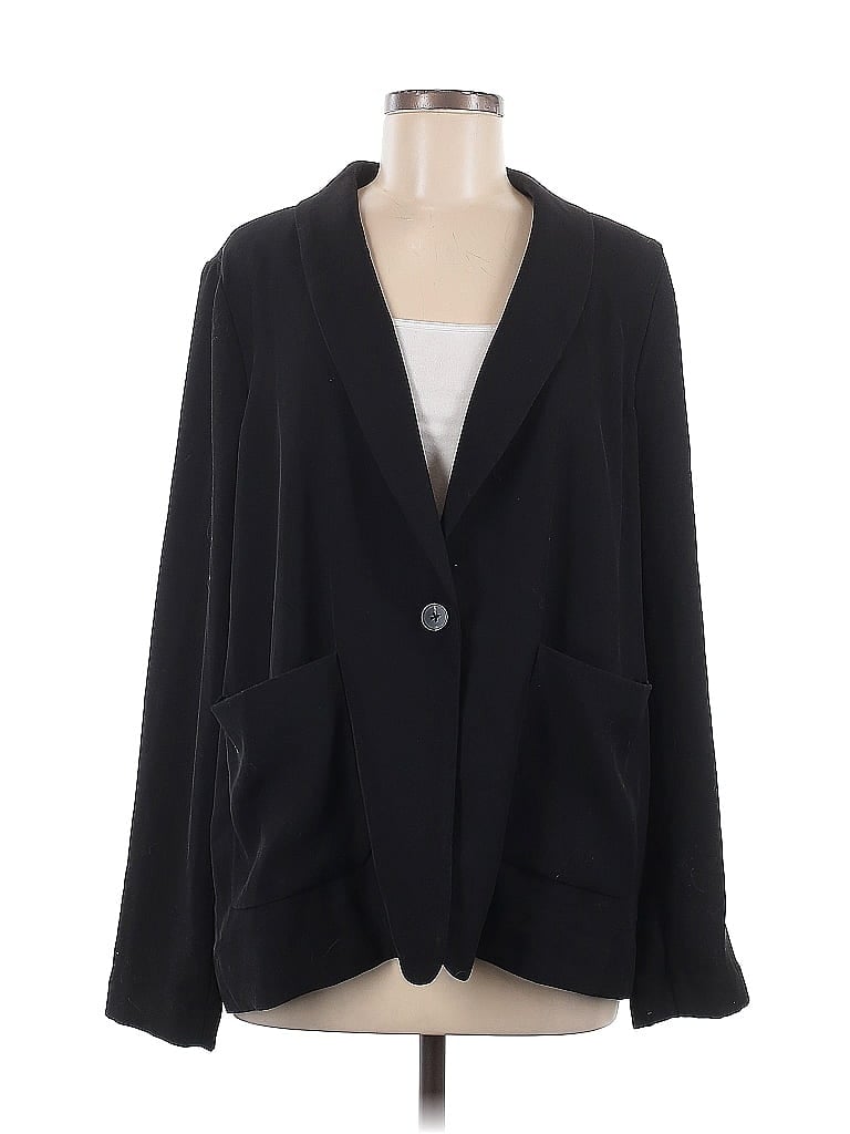 Pre-owned Current Air Blazer Jacket In Black