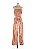 Young Fabulous & Broke 100% Rayon Brown Jumpsuit Size S - photo 1