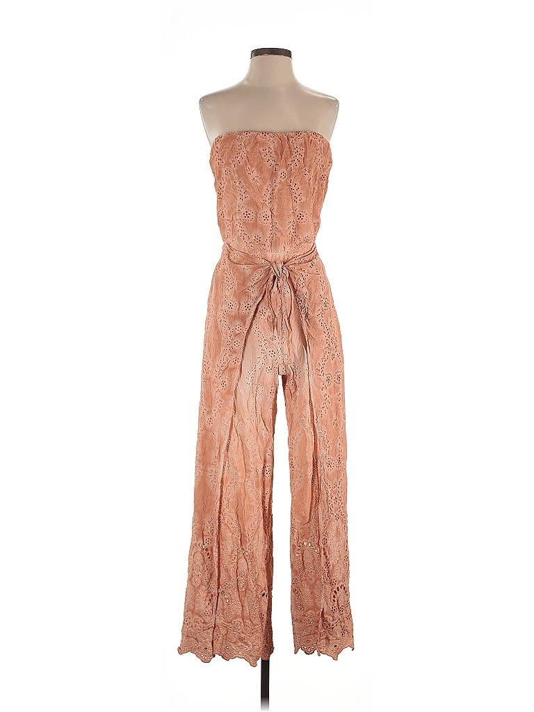 Young Fabulous & Broke 100% Rayon Brown Jumpsuit Size S - photo 1