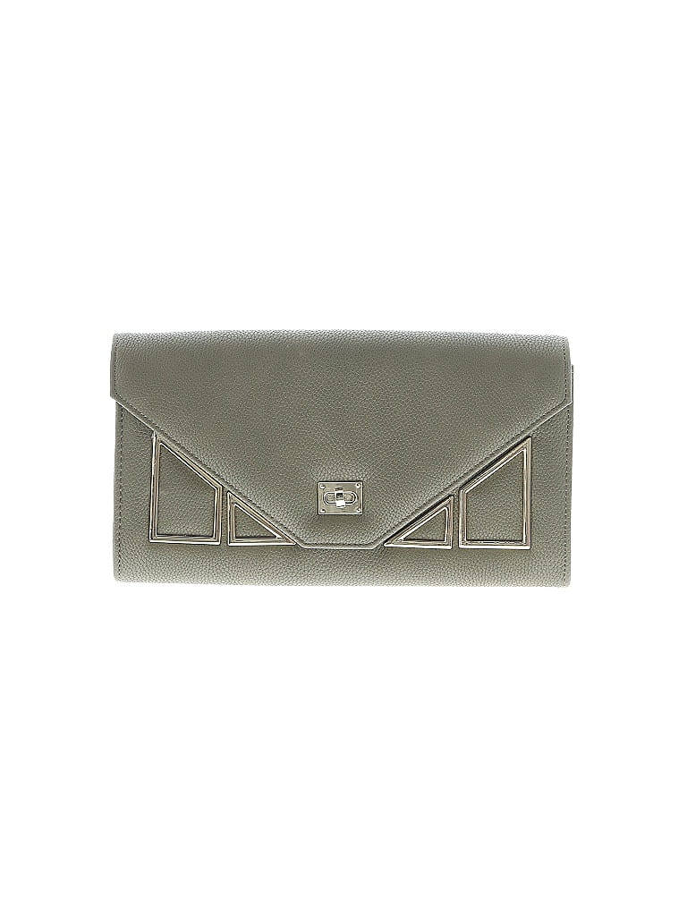 Charming Charlie Gray Green Clutch One size - photo 1