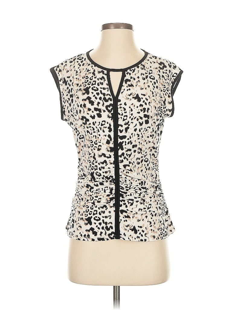 Pre-owned Vince Camuto Sleeveless Blouse In White