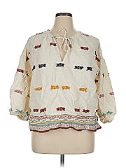 Lou & Grey For Loft 3/4 Sleeve Blouse