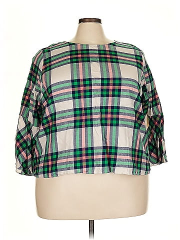 J.Crew Mercantile 3/4 Sleeve Blouse (view 1)