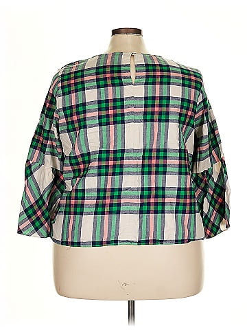 J.Crew Mercantile 3/4 Sleeve Blouse (view 2)