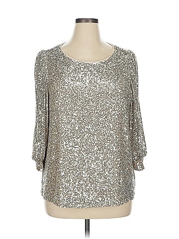 Cable & Gauge 3/4 Sleeve Blouse (view 1)