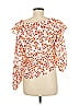 Maje Orange 3/4 Sleeve Blouse Size M - photo 2