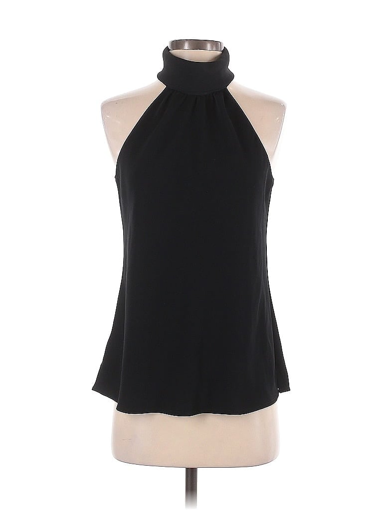 W by Worth Black Sleeveless Blouse Size 2 - photo 1