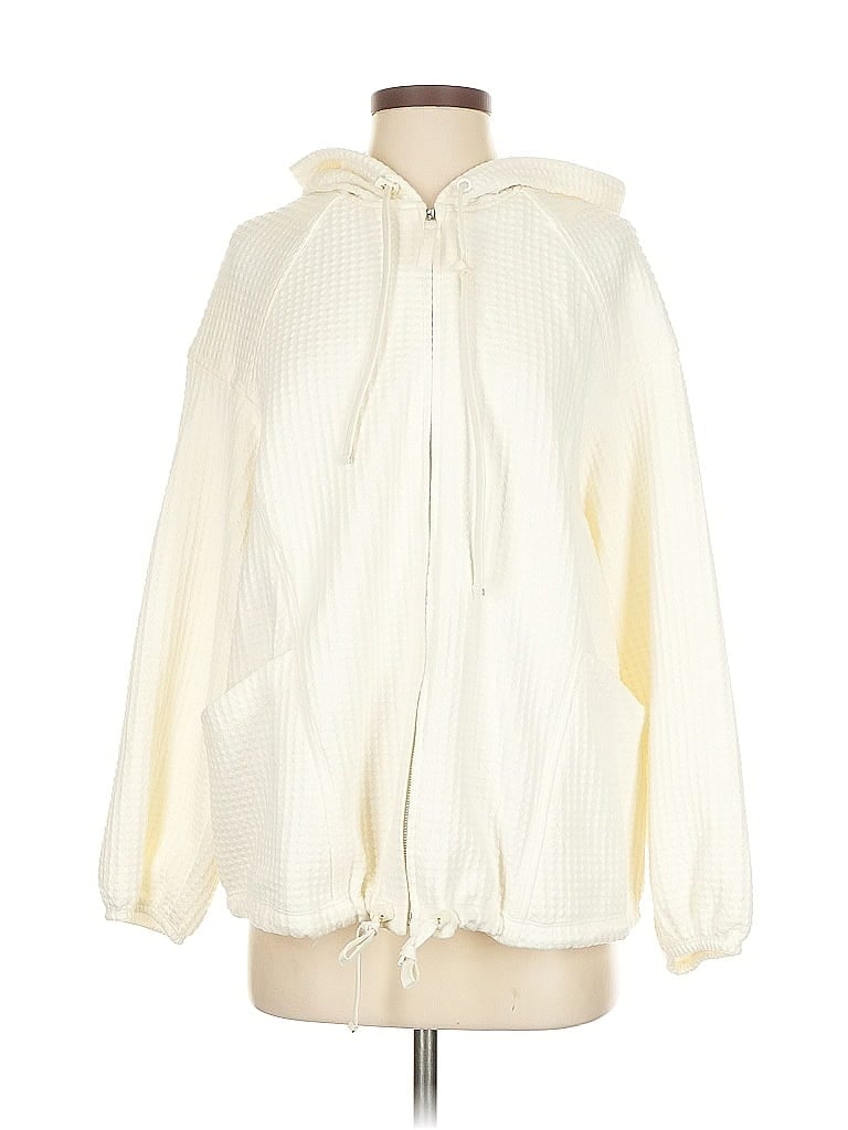 Pre-owned Max Studio Jacket In White