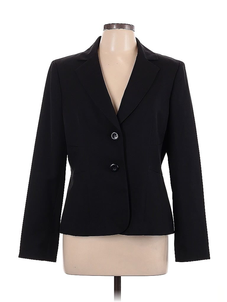 Kasper 100% Polyester Black Blazer Size 12 - photo 1