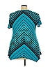 Avenue Teal Short Sleeve Top Size 22 - photo 2