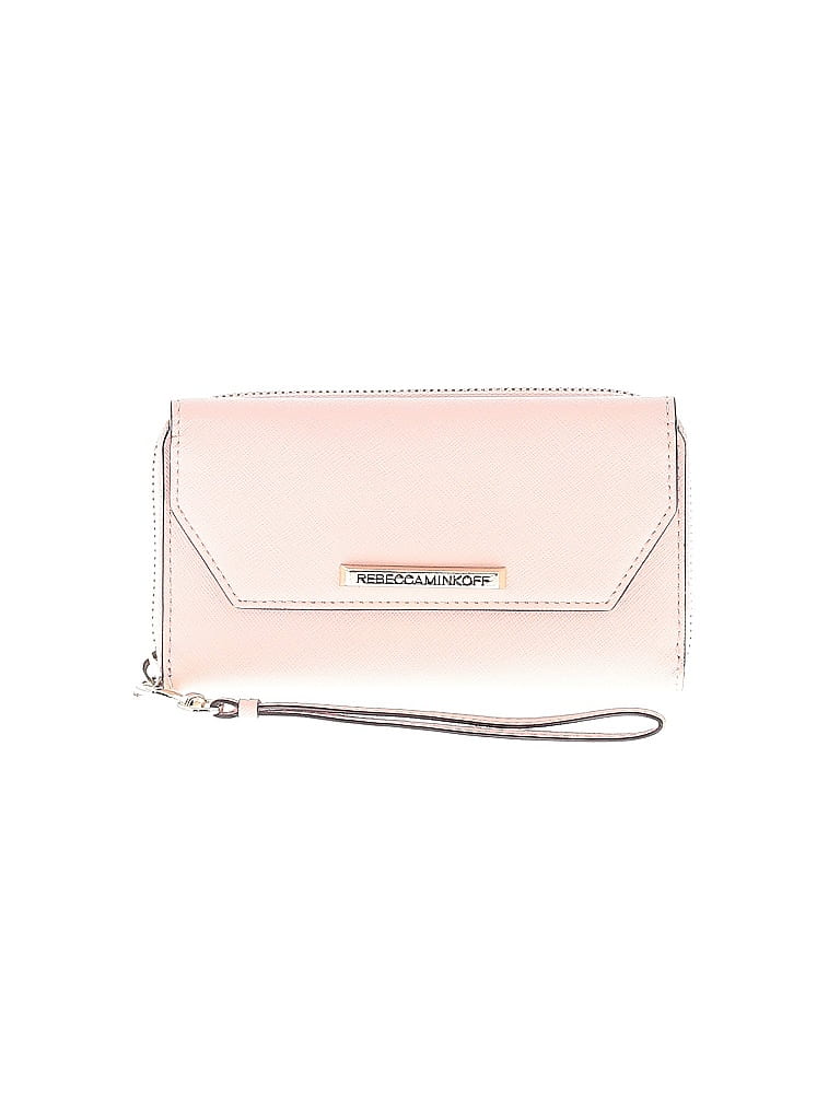 Rebecca Minkoff 100% Leather Pink Leather Wristlet One size - photo 1