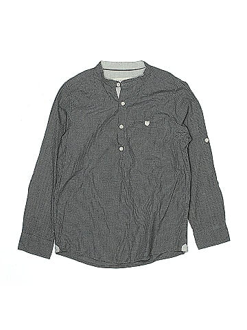 Zara Kids Long Sleeve Button-Down Shirt (view 1)