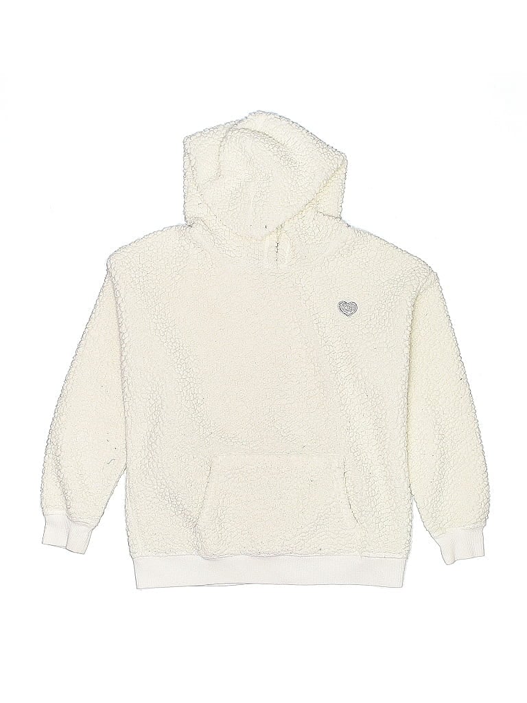 Genuine Kids from Oshkosh 100% Polyester Ivory Pullover Hoodie Size 10 - photo 1
