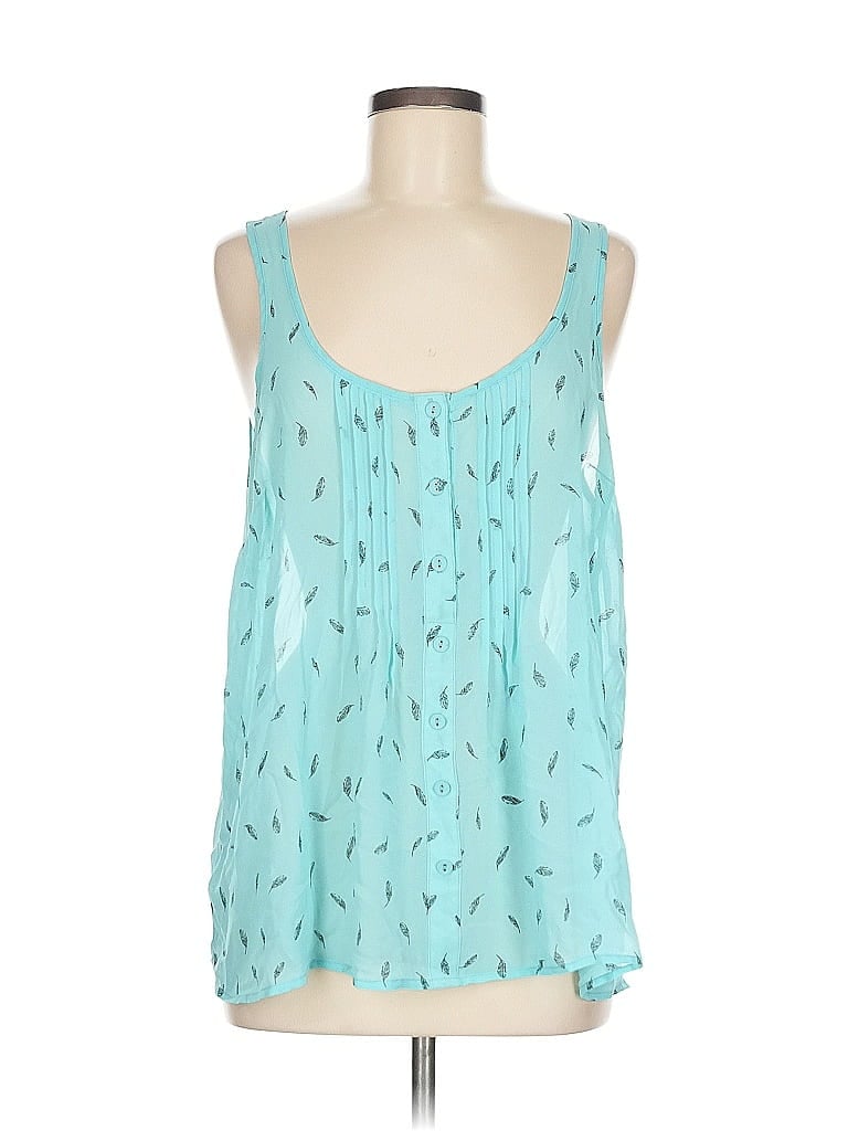 Torrid 100% Polyester Teal Blue Sleeveless Blouse Size M - photo 1
