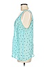 Torrid 100% Polyester Teal Blue Sleeveless Blouse Size M - photo 5