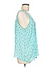 Torrid 100% Polyester Teal Blue Sleeveless Blouse Size M - photo 4