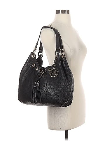 MICHAEL Michael Kors Leather Shoulder Bag (view 2)