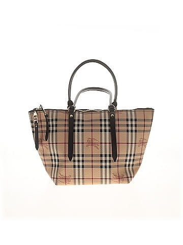 Burberry Coated Canvas Haymarket Salisbury Tote  (view 1)