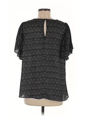 dip Short Sleeve Blouse (view 2)