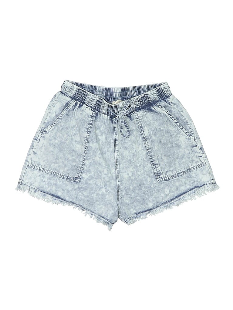 Mystree Tie-dye Blue Denim Shorts Size S - photo 1