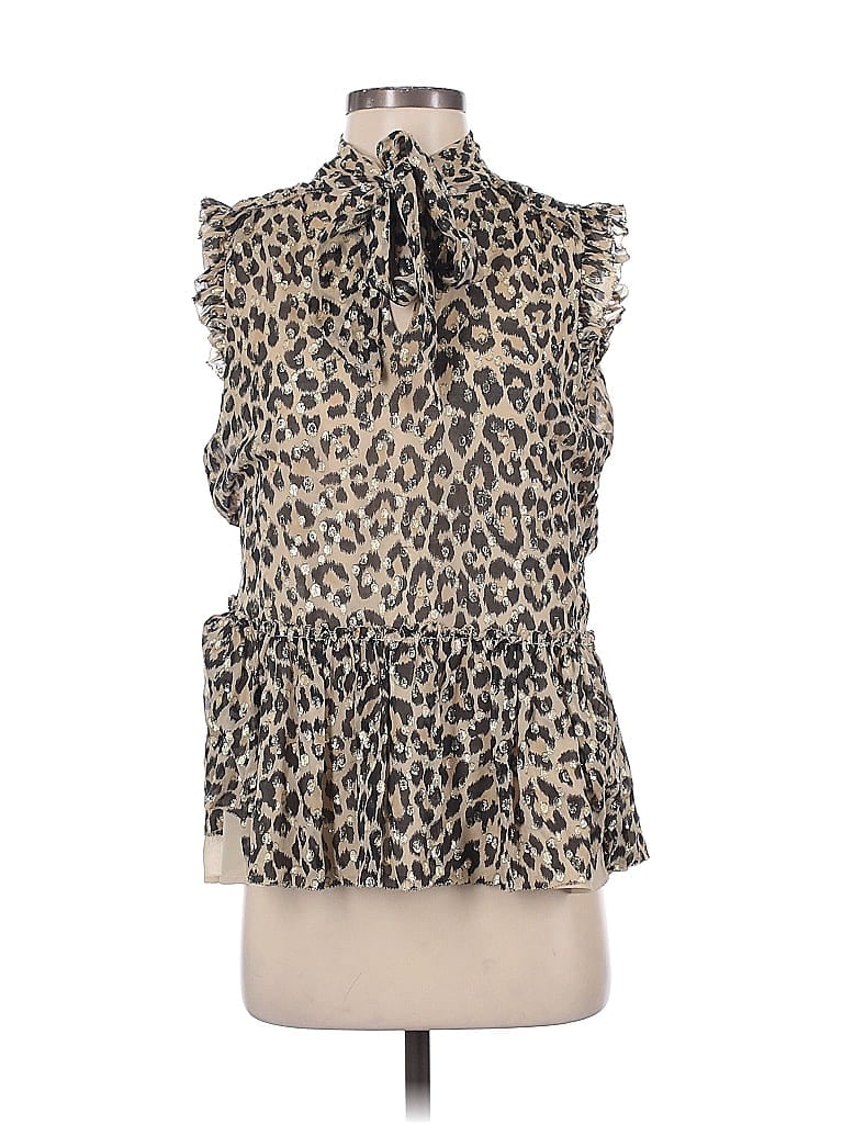 Pre-owned Kate Spade New York Sleeveless Blouse In Brown