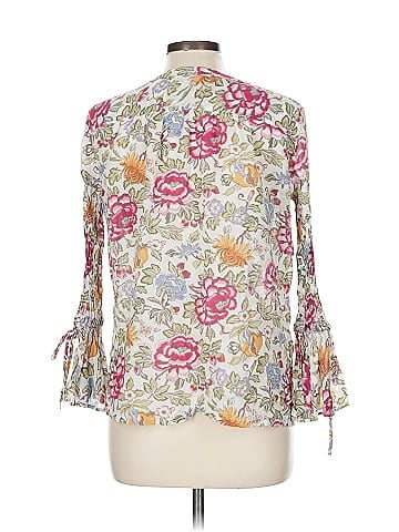 Ann Taylor LOFT 3/4 Sleeve Blouse (view 2)