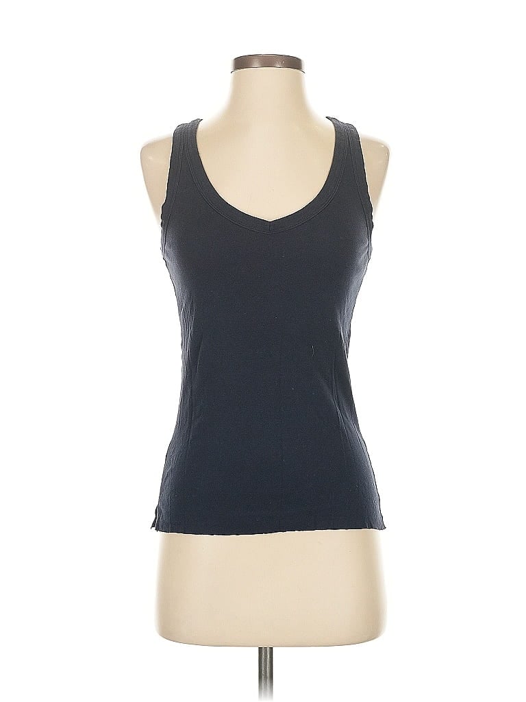 Pre-owned Ann Taylor Loft Tank Top Blue Halter Neckline Tops