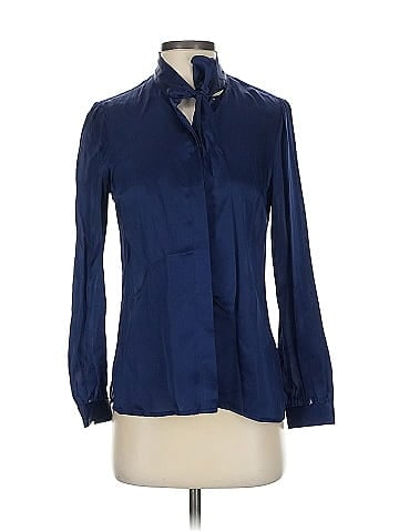 Robert Graham Long Sleeve Silk Top (view 1)