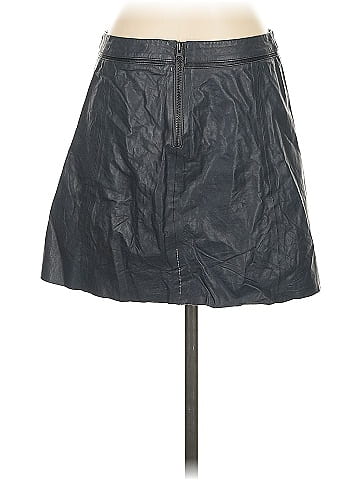 Vince. Leather Skirt (view 2)