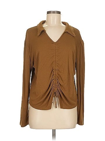 Adrianna Papell Long Sleeve Polo (view 1)