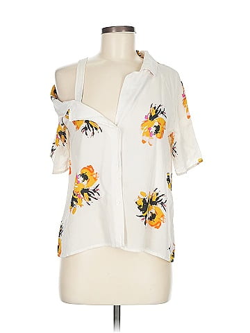 A.L.C. Short Sleeve Silk Top (view 1)