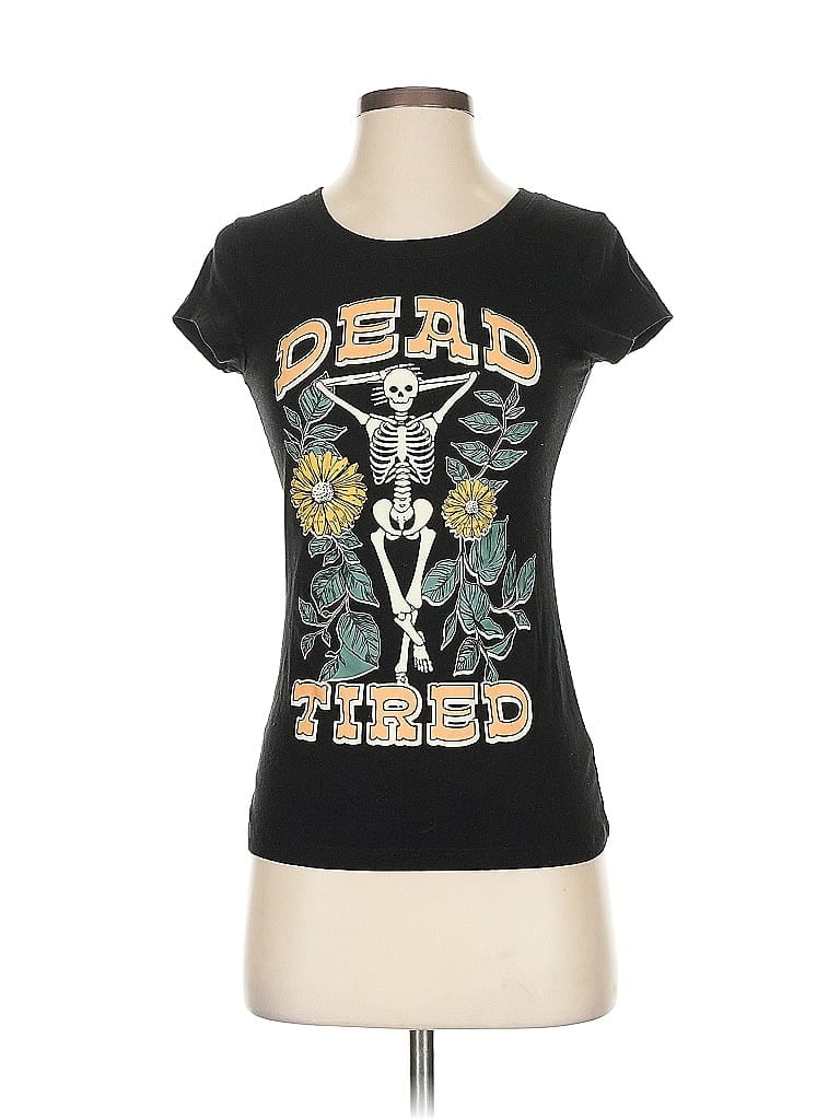 Pre-owned Wound Up Short Sleeve T-shirt In Black