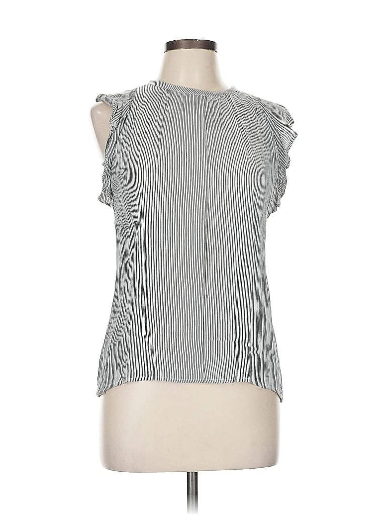 Click to view more detailed imagery on our partner's website Pre-owned Sundays Sleeveless Blouse In Gray
