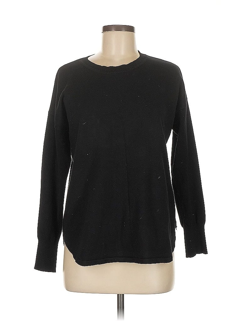 Pre-owned Max Studio Pullover Sweater In Black