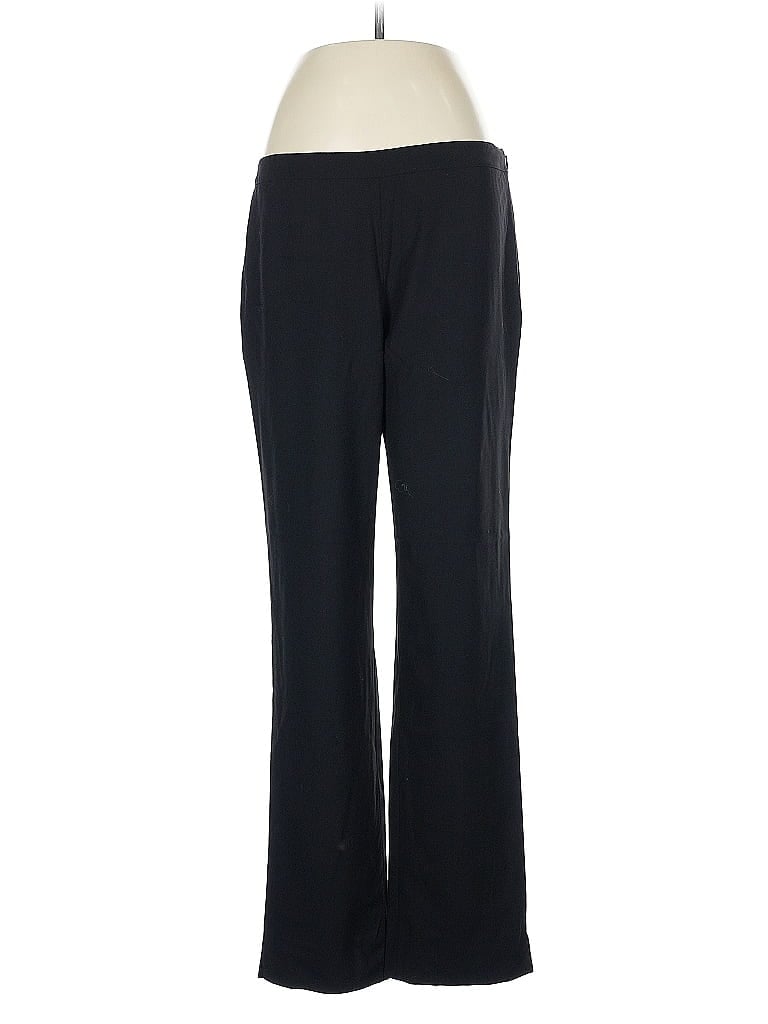 Pre-owned Lafayette 148 Wool Pants In Black