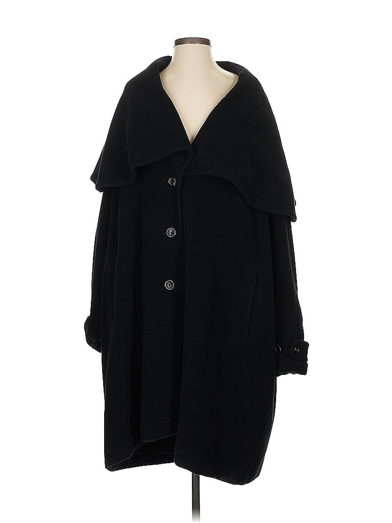 Jil Sander Black Wool Coat Size EU (IT) 40 / US 4 - photo 1