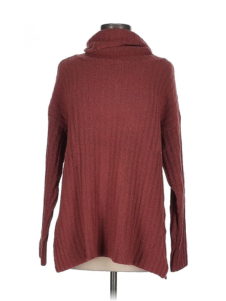 Lou & Grey for LOFT Burgundy Turtleneck Sweater Size M - photo 1