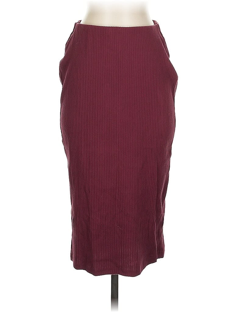 OLD NAVY Pre-owned Casual Skirt In Burgundy