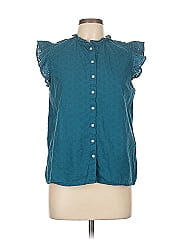 Ann Taylor Loft Outlet Sleeveless Button Down Shirt