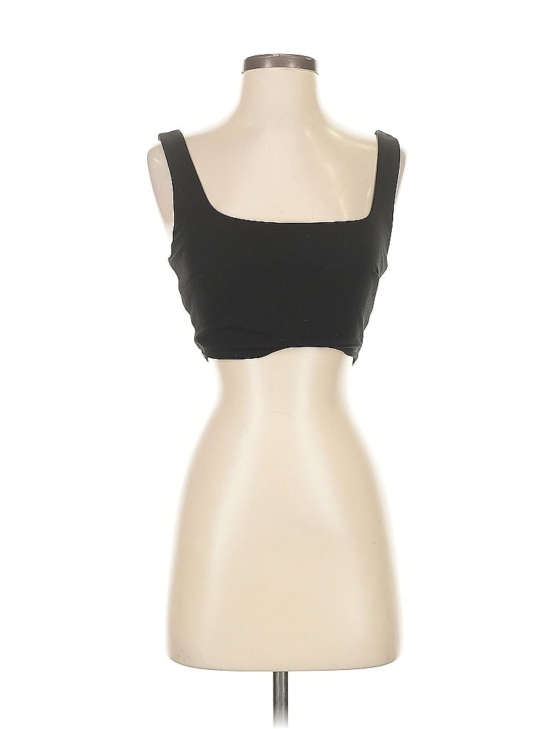 Pre-owned Lulus Sleeveless Top Black Sweetheart Neckline Tops