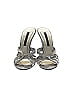 Laundry by Shelli Segal Metallic Silver Gray Heels Size 7 1/2 - photo 2