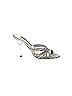 Laundry by Shelli Segal Metallic Silver Gray Heels Size 7 1/2 - photo 1