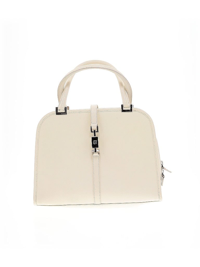 Gucci 100% Leather Solid Ivory Vintage Jackie Leather Satchel One size - photo 1