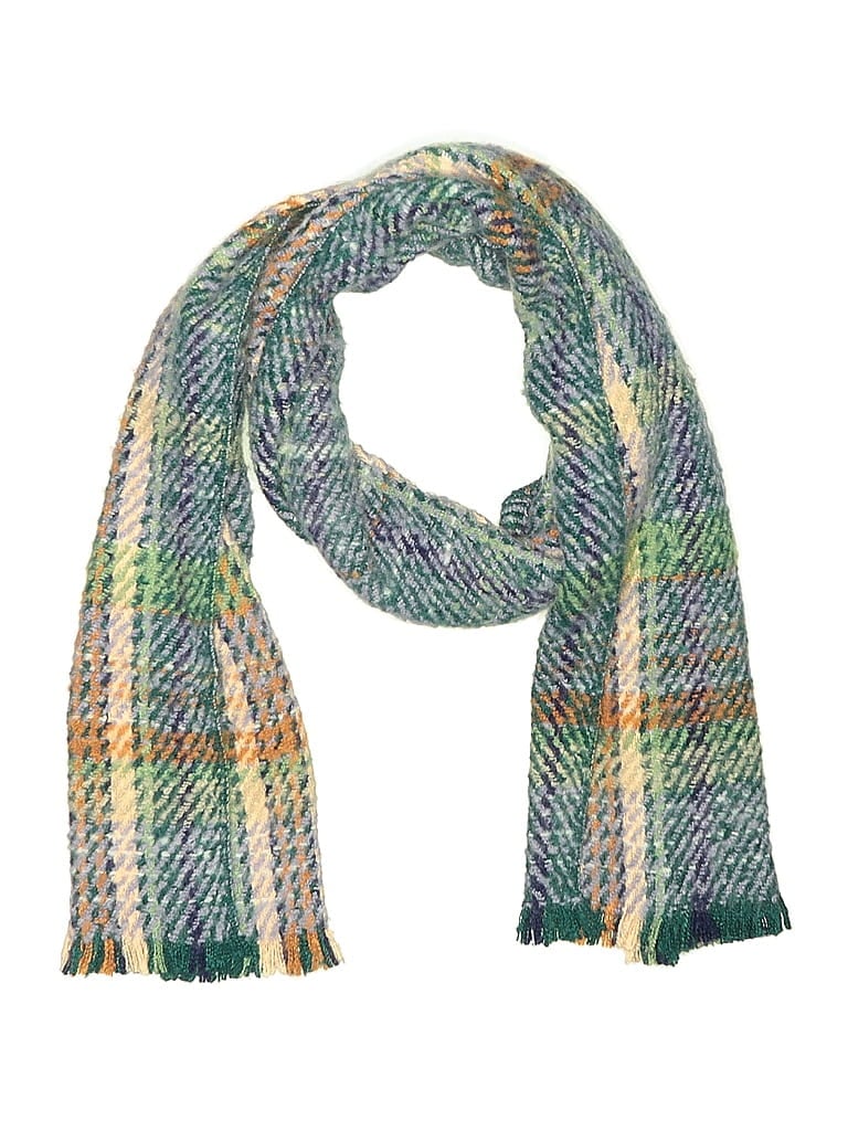 Unbranded Tweed Green Scarf One size - photo 1