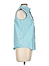 Ralph Lauren Sport 100% Cotton Blue Sleeveless Button-Down Shirt Size 10 - photo 4