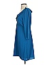 Cooper & Ella 100% Polyester Solid Blue Casual Dress Size S - photo 5