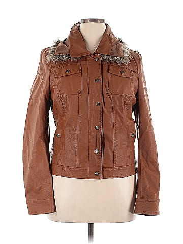 Guess Faux Leather Jacket (view 1)